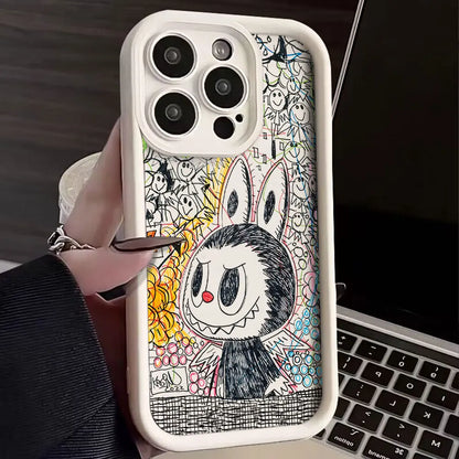 Labubu Phone Case For Google Pixel - Soft Silicone Back Cover