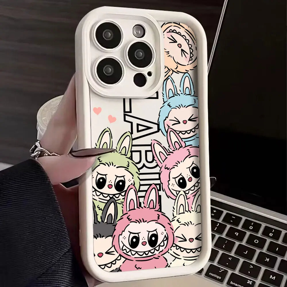 Labubu Phone Case For Google Pixel - Soft Silicone Back Cover