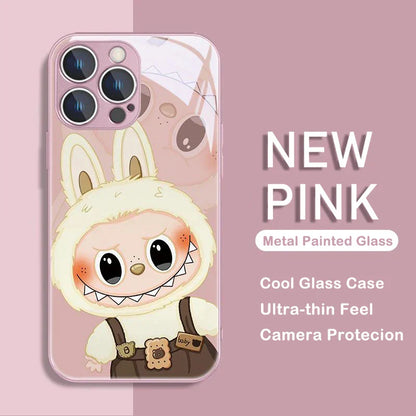 Labubu Metallic Phone Case For iPhone