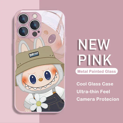 Labubu Metallic Phone Case For iPhone