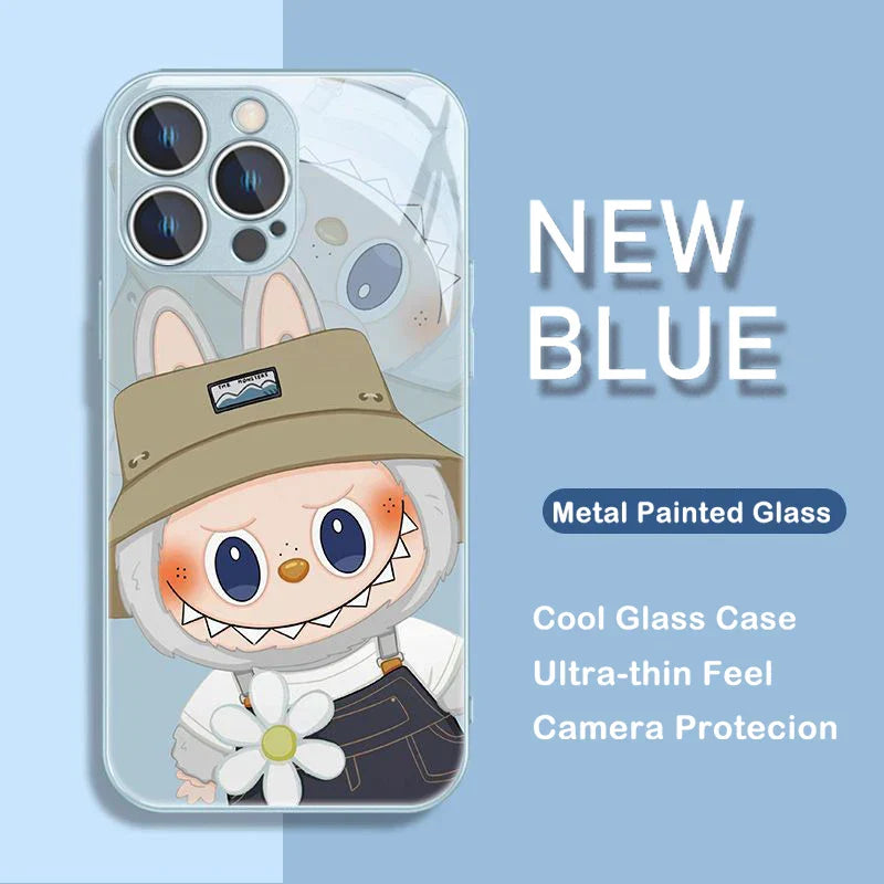Labubu Metallic Phone Case For iPhone