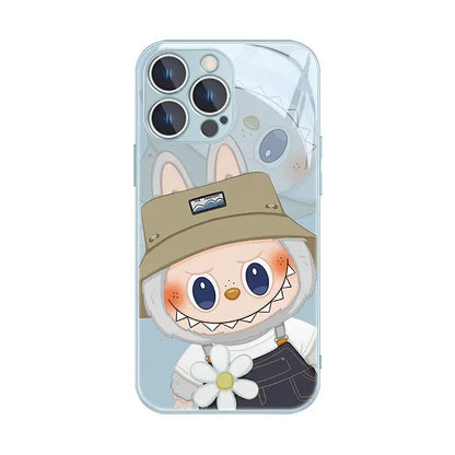 Labubu Metallic Phone Case For iPhone