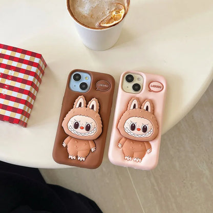 Labubu Phone Case and Holder - iPhone