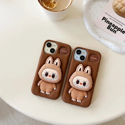 Labubu Phone Case and Holder - iPhone