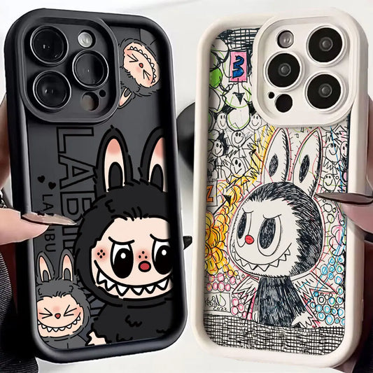 Labubu Phone Case For Google Pixel - Soft Silicone Back Cover