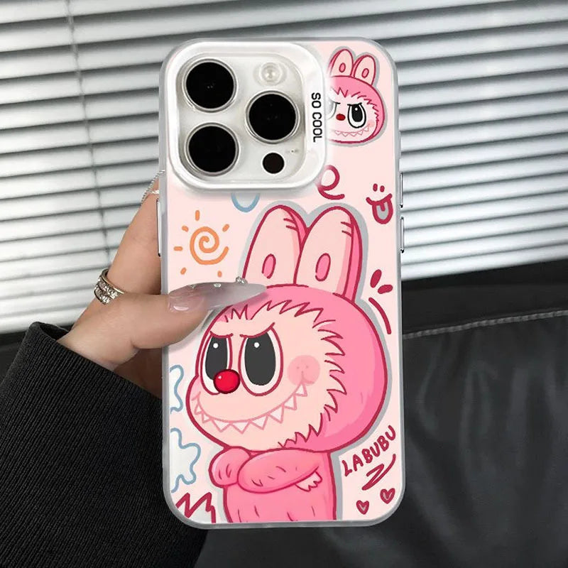 Labubu Phone Case For iPhone - Shockproof Back Cover