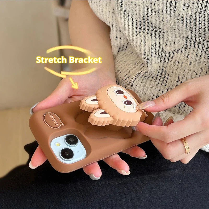 Labubu Phone Case and Holder - iPhone