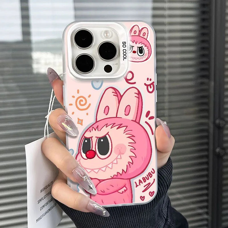 Labubu Phone Case For iPhone - Shockproof Back Cover