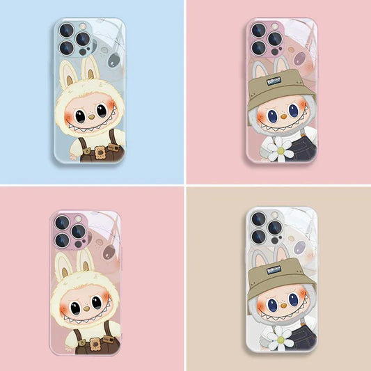 Labubu Metallic Phone Case For iPhone