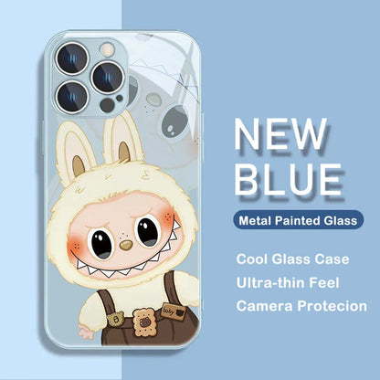 Labubu Metallic Phone Case For iPhone